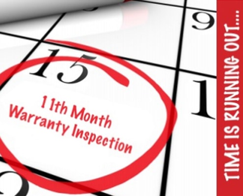 Don't Let Your Builder's Warranty Expire Without an 11-Month Inspection